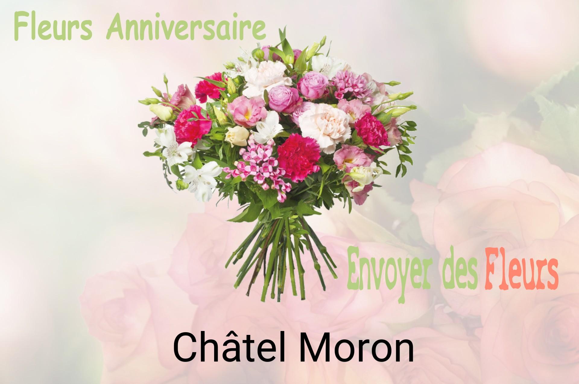 Bouquet de fleurs d’anniversaire livré à Châtel-Moron