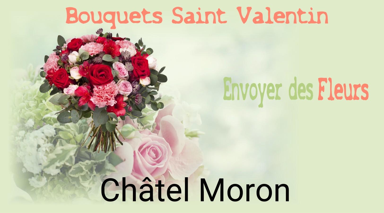 Roses de Saint-Valentin livrées à Châtel-Moron